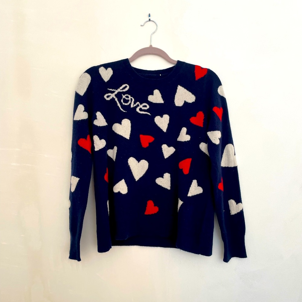 Cashmere scoop neck sweater pullover